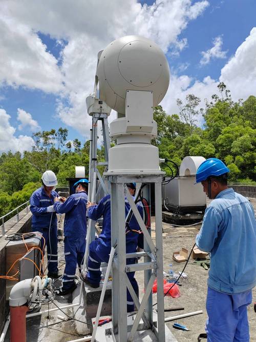 【海域探测雷达联动自动追踪录像球形转台监控摄像机】批发